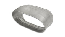 Load image into Gallery viewer, Vibrant Vertical 304 SS Nominal 3 in. Oval / 3.10 in. Centerline Radius, 9 degree per cut -Set of 5 - GTR Auto