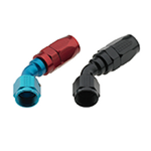 Load image into Gallery viewer, Fragola -16AN x 45 Degree Pro-Flow Hose End - Blue/Red