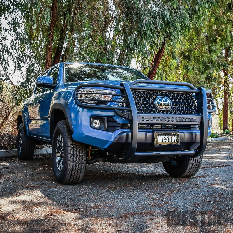 Westin 16-21 Toyota Tacoma Sportsman X Grille Guard - Tex. Blk - GTR Auto