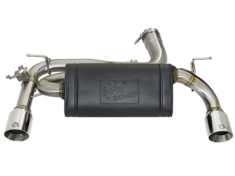 aFe MACHForce XP Exhausts Axle-Back 12-15 BMW 335i 3.0T (SS w/Polished Tips) - GTR Auto