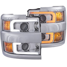 Load image into Gallery viewer, ANZO Projector Headlights 15-17 Chevrolet Silverado 2500HD / 3500HD Chrome w/ Chrome Rim - GTR Auto