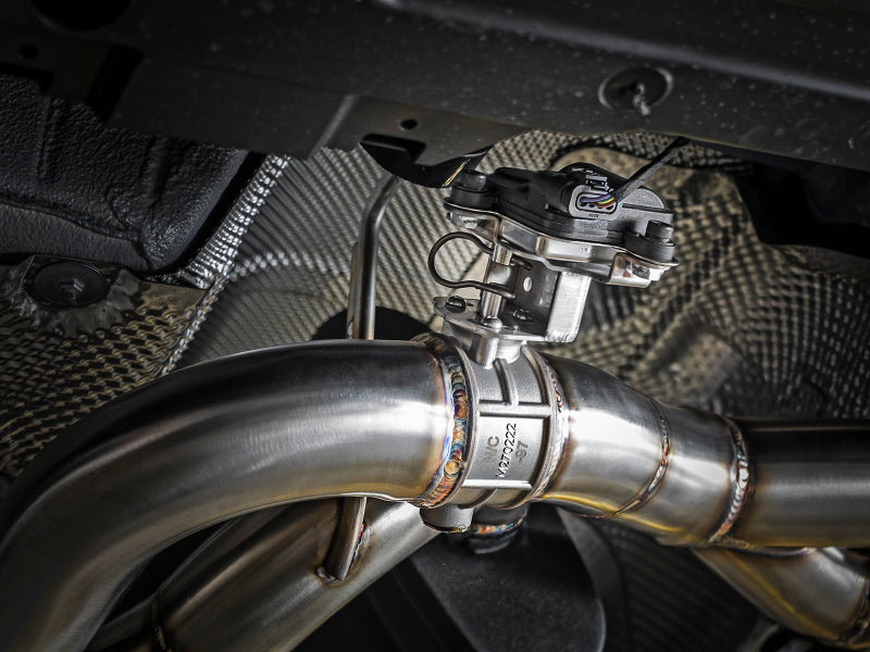 aFe MACH Force-Xp 2-1/2in Stainless Steel Axle Back Exhaust w/CF 15-19 BMW M3/M4 (F80/82/83) - GTR Auto