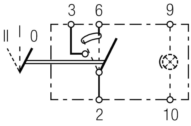 Hella Switch On/On/Off W Location Light - GTR Auto