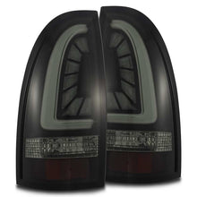 Load image into Gallery viewer, AlphaRex 05-15 Toyota Tacoma PRO-Series LED Tail Lights Jet Black - GTR Auto