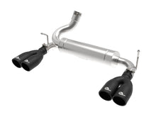 Load image into Gallery viewer, aFe Rebel Series 2.5in 409 SS Axle-Back Exhaust System Black 07-18 Jeep Wrangler (JK) V6-3.6L/3.8L - GTR Auto