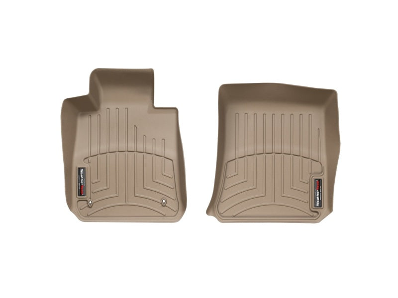 WeatherTech 08+ BMW 1-Series (E82/E88) Front FloorLiner - Tan - GTR Auto