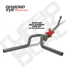 Load image into Gallery viewer, Diamond Eye KIT 4in Turbo Back MFLR RPLCMENT PIPE DUAL SS: 94-02 DODGE CUMMINS 5.9L - GTR Auto