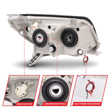 Load image into Gallery viewer, ANZO 2006-2009 Toyota 4Runner Projector Headlights w/ Halo Black - GTR Auto