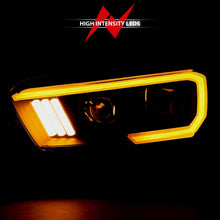 Load image into Gallery viewer, ANZO 2016-2017 Toyota Tacoma Projector Headlights w/ Plank Style Switchback Black w/ Amber w/ DRL - GTR Auto