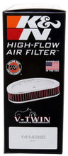 Load image into Gallery viewer, K&amp;N Textured Black Replacement Air Filter 2015 Harley-Davidson XG500 Street