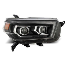 Load image into Gallery viewer, AlphaRex 10-13 Toyota 4Runner PRO-Series Projector Headlights Plank Style Black w/Seq Signal/DRL - GTR Auto