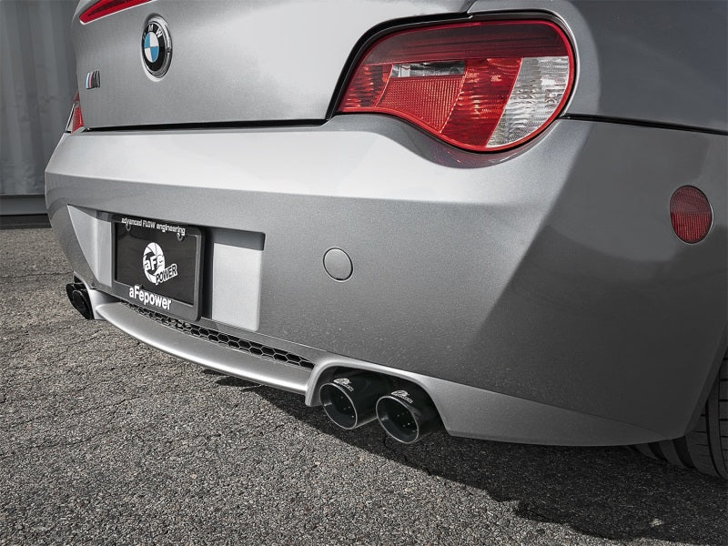 aFe MACH Force-Xp 2-1/2in 304 SS Cat-Back Exhaust w/ Black Tips 05-08 BMW Z4 M Coupe (E86) L6 3.2L - GTR Auto