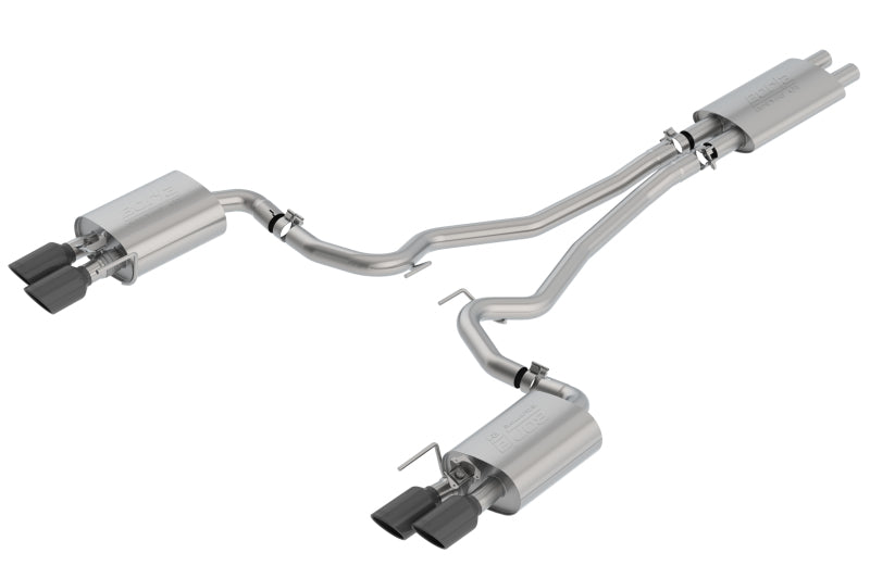 Borla 18-20 Ford Mustang GT 5.0L AT/MT ECE Cat-Back Exhaust w/ Active Valve (Fits Convertible) 1014045BC