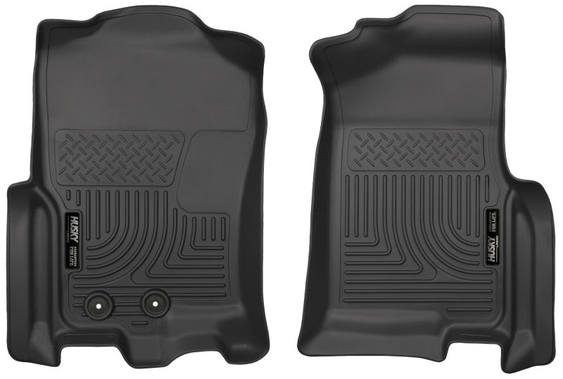 Husky Liners 2015 Ford Expedition/Lincoln Navigator WeatherBeater Front Black Floor Liners 18371