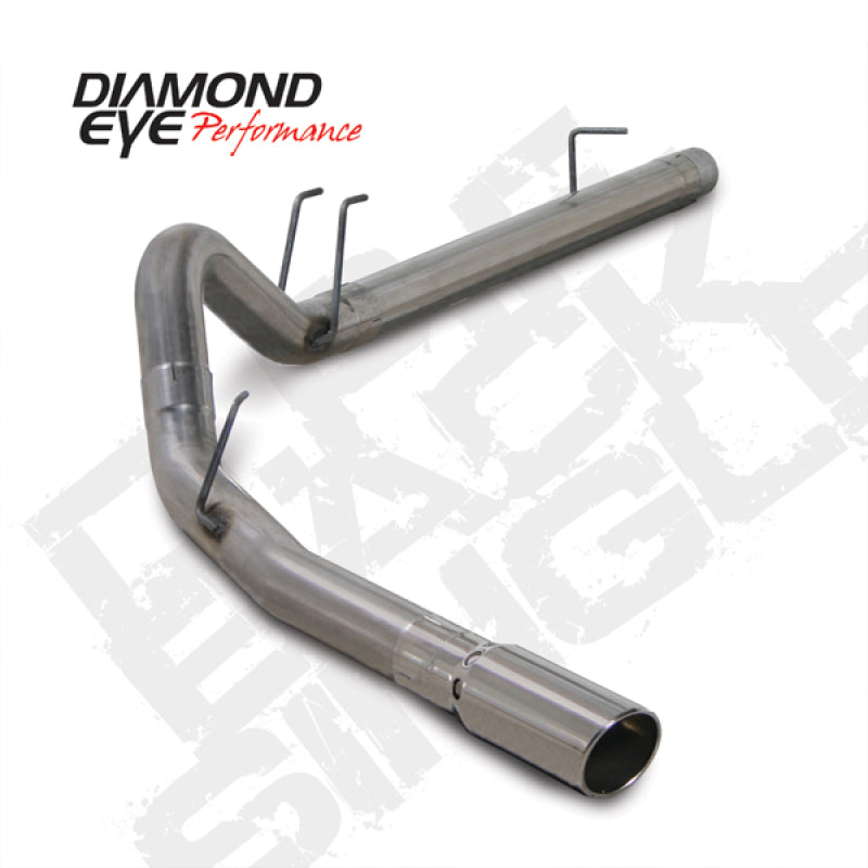Diamond Eye KIT 4in DPF-BACK SGL SS 08-09 6 4L F250/F350 PCKGD BX46X14X14OD EL-PL 44inX13 5inX13 5in - GTR Auto