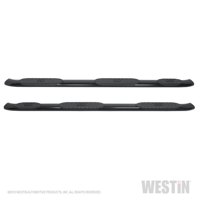Westin 2019 Chevrolet Silverado Crew Cab w/ 6.5ft Bed PRO TRAXX 5 W2W Oval Nerf Step Bars - Black - GTR Auto