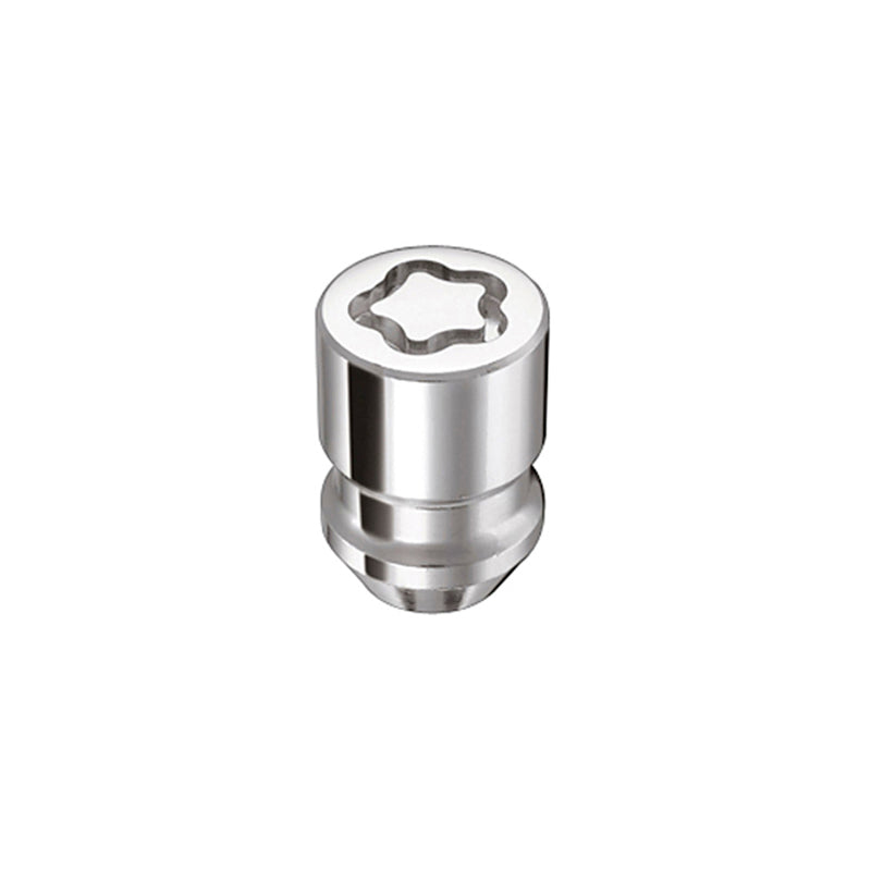 McGard Wheel Lock Nut Set - 4pk. (Cone Seat) 1/2-20 / 3/4 & 13/16 Dual Hex / 1.28in. Length - Chrome - GTR Auto