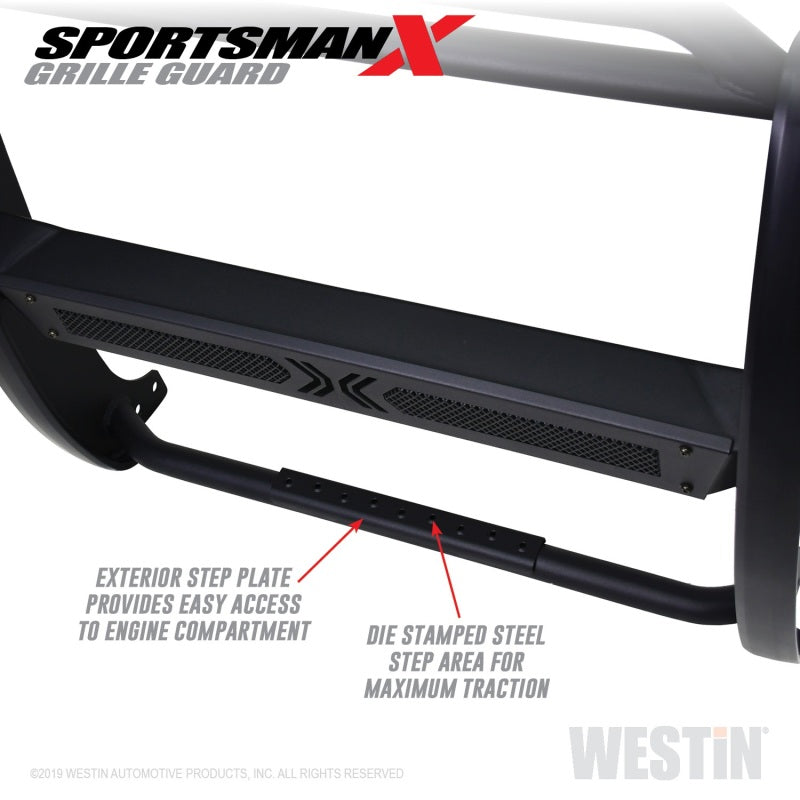Westin 14-21 Toyota 4Runner (Excl. Limited) Sportsman X Grille Guard - Textured Black - GTR Auto