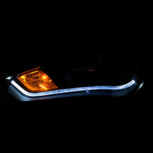 Load image into Gallery viewer, ANZO 2013-2015 Hyundai Genesis Projector Headlights w/ Plank Style Design Black (HID Compatible) - GTR Auto