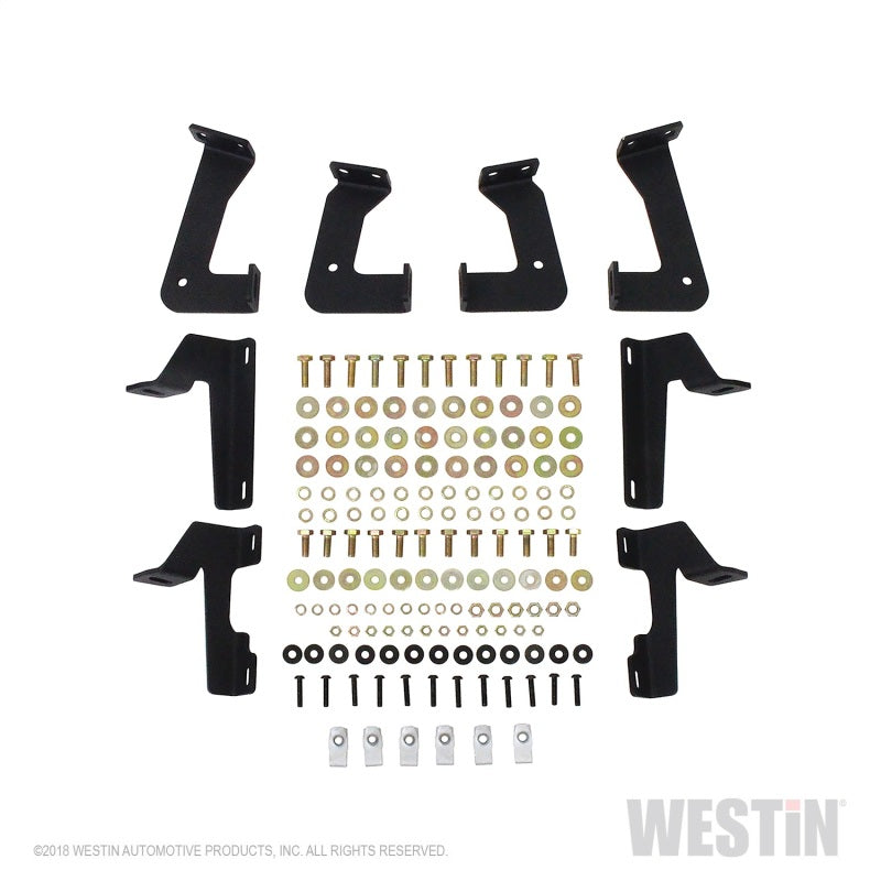 Westin 18-20 Jeep Wrangler JL 2DR HDX Drop Nerf Step Bars - Textured Black - GTR Auto