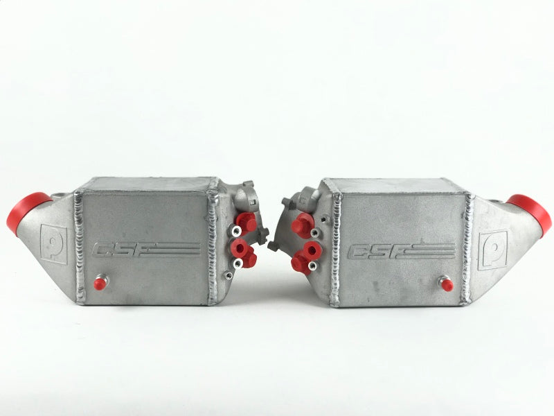 CSF 12-16 BMW M5 (F10) / 12-18 BMW M6 (F06/F12/F13) Twin Charge-Air-Cooler Set - Raw Finish - GTR Auto