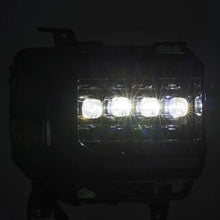 Load image into Gallery viewer, AlphaRex 14-18 GMC Sierra NOVA LED Proj Headlights Plnk Style Alpha Blk w/Activ Light/Seq Signal/DRL - GTR Auto