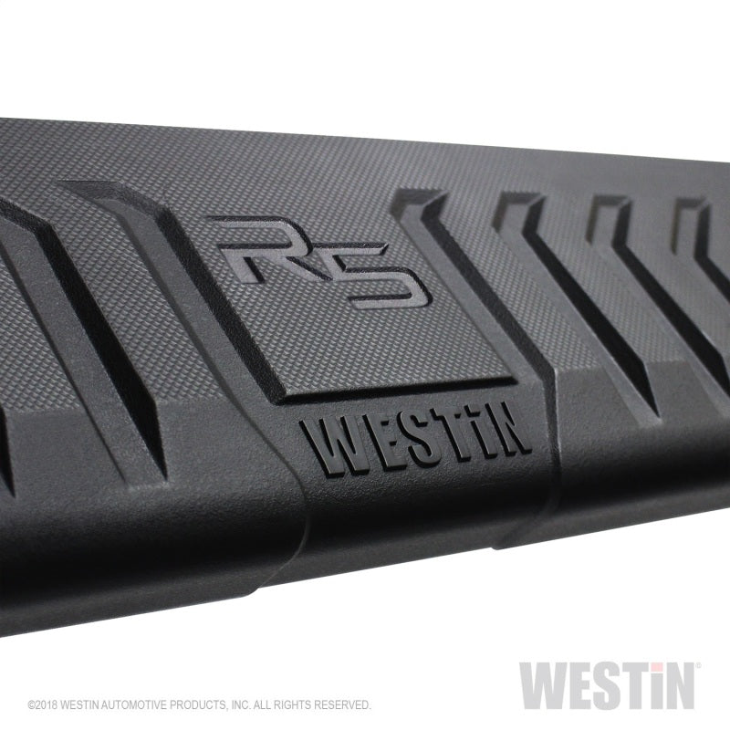Westin 2019 Chevrolet Silverado/Sierra 1500 Crew Cab (5.5ft) R5 Modular Nerf Step Bars - Black - GTR Auto