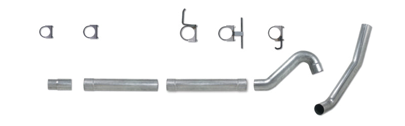 Diamond Eye KIT 4in Catback MFLR RPLCMENT PIPE Single AL: 03-06 FORD 6.0L EXCURSION - GTR Auto