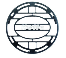 Load image into Gallery viewer, Hella Stone Shield Round Plastic Black Hella Logo Light Cover  (MOQ 10)