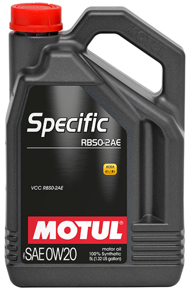 Motul 5L OEM Synthetic Engine Oil ACEA A1/B1 Specific RBS0-2AE 0W20 - GTR Auto