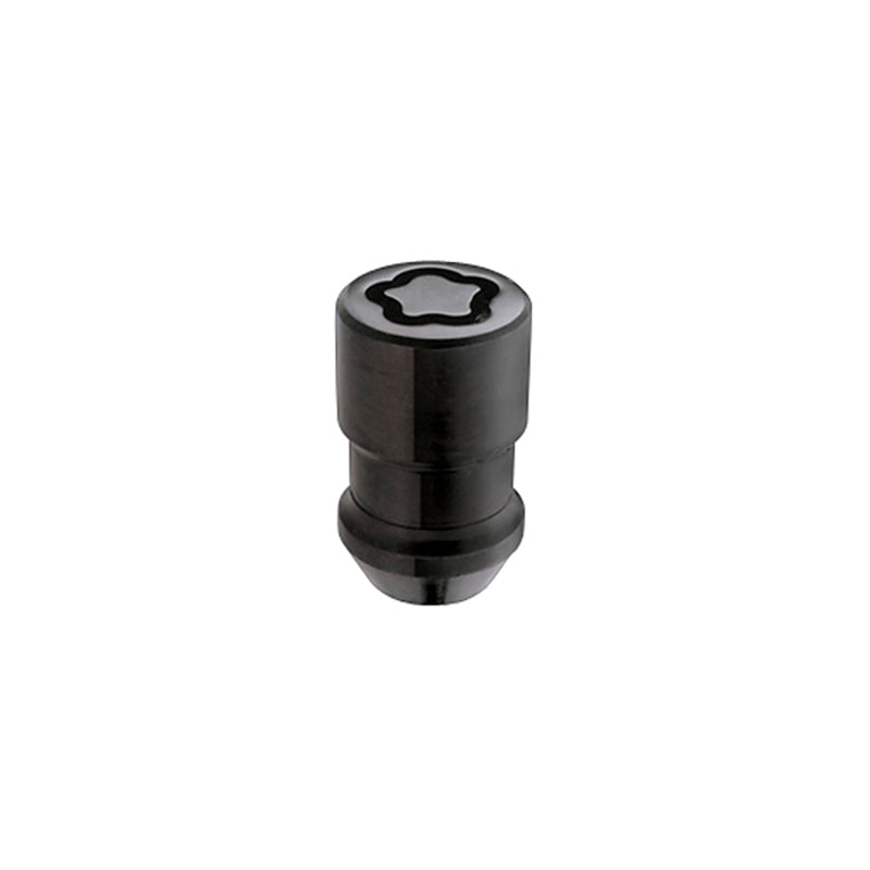 McGard Wheel Lock Nut Set - 4pk. (Cone Seat) 1/2-20 / 3/4 & 13/16 Dual Hex / 1.28in. Length - Black - GTR Auto