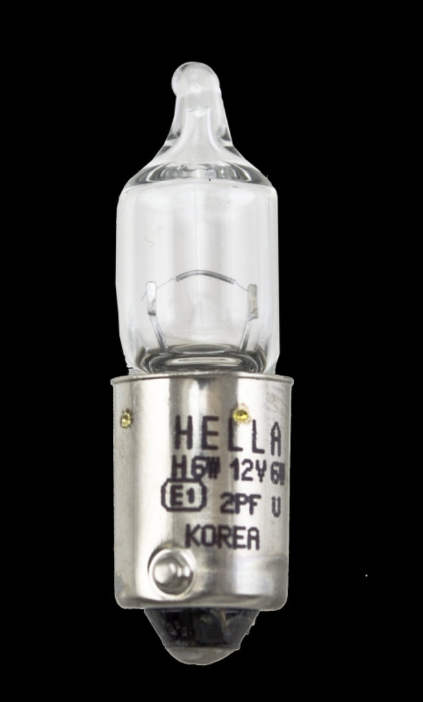 Hella Bulb H6W 12V 6W BAX9s T2.75 - GTR Auto