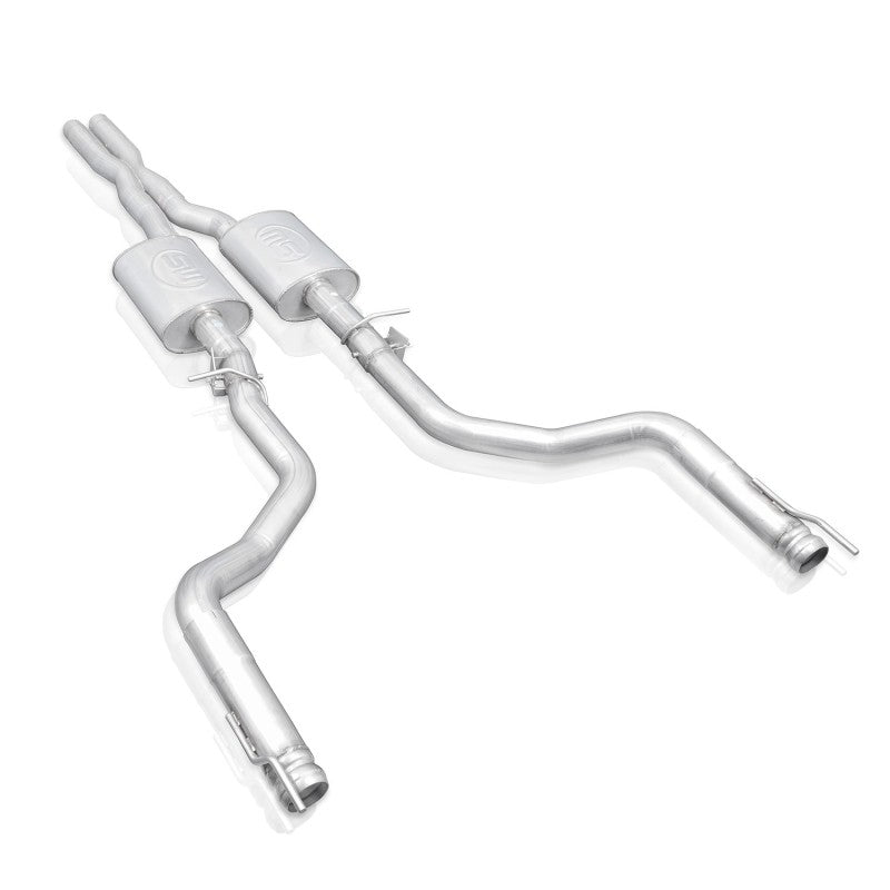 Stainless Works 15-19 Dodge Challenger 6.2L/6.4L Hemi 3in Legend Catback X-Pipe (Use Factory Tips) CHAL16CBL
