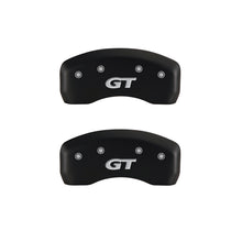 Load image into Gallery viewer, MGP 4 Caliper Covers Engraved Front Mustang Engraved Rear SN95/GT Red finish silver ch - GTR Auto