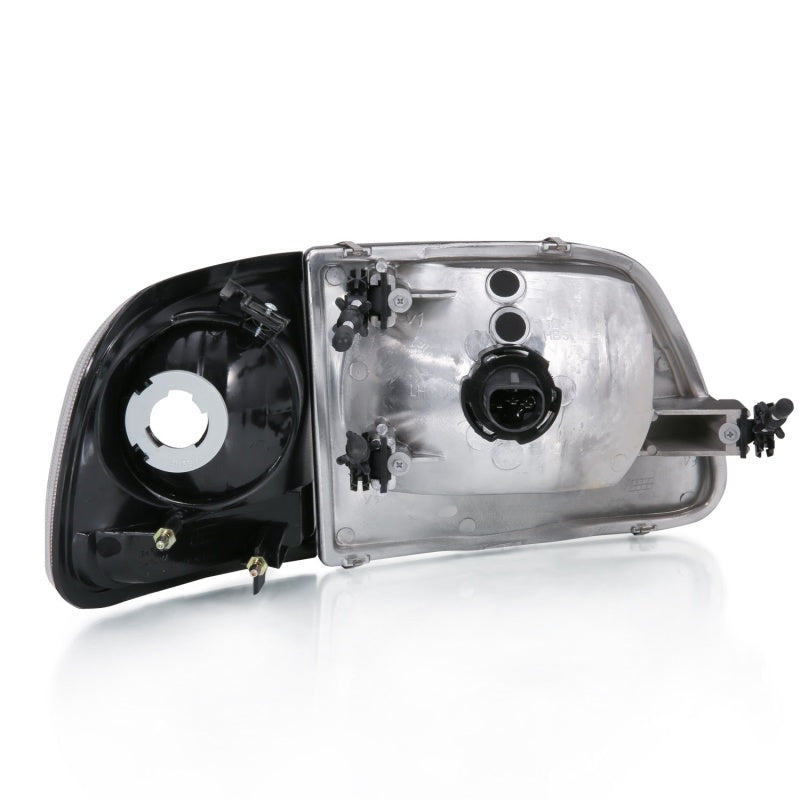 ANZO 1997-2003 Ford F-150 Crystal Headlight G2 Clear With Parking Light - GTR Auto