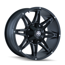 Load image into Gallery viewer, Mayhem 8090 Rampage 20x10 / 8x180 BP / -25mm Offset / 124.1mm Hub Matte Black Wheel - GTR Auto