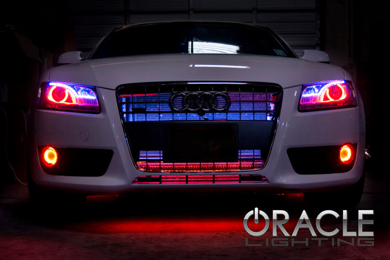 Oracle Audi A5 07-13 LED Fog Light Halo Kit - White - GTR Auto