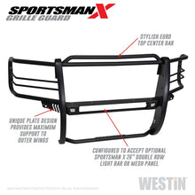 Load image into Gallery viewer, Westin 16-18 Chevy Silverado 1500 Sportsman X Grille Guard - Textured Black - GTR Auto