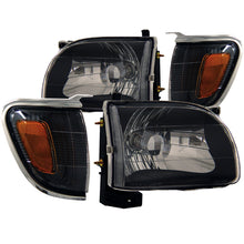 Load image into Gallery viewer, ANZO 2001-2004 Toyota Tacoma Crystal Headlights Black - GTR Auto