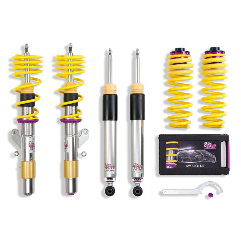 KW Coilover Kit V3 BMW 12+ 3 Series 4cyl F30 w/o Electronic Suspension - GTR Auto