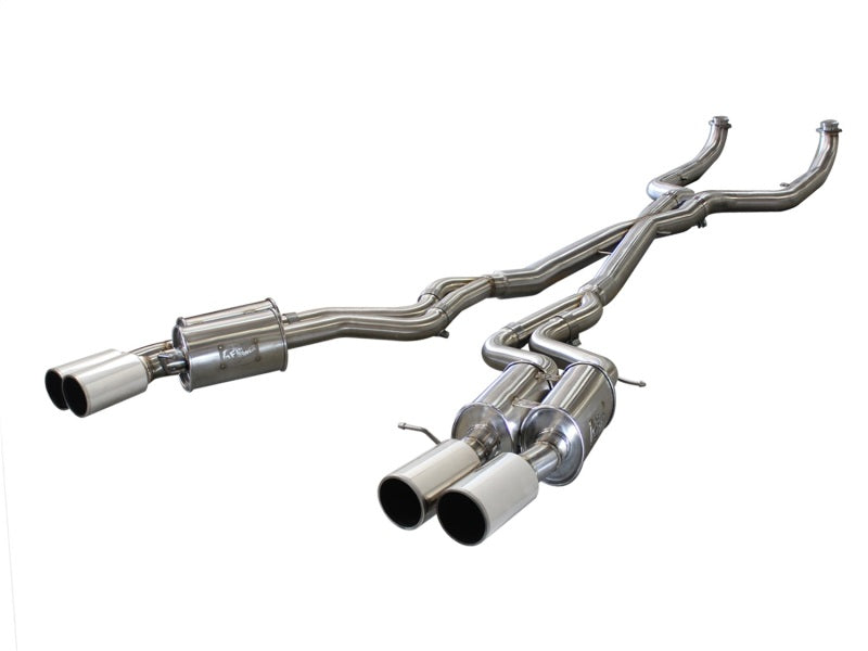 aFe MACHForce XP Exhaust 304SS Cat-Back w/ Polished Tips 12-13 BMW M5 (F10) V8 4.4L (tt) - GTR Auto