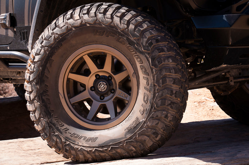ICON Rebound Pro 17x8.5 5x5 -6mm Offset 4.5in BS 71.5mm Bore Bronze Wheel - GTR Auto