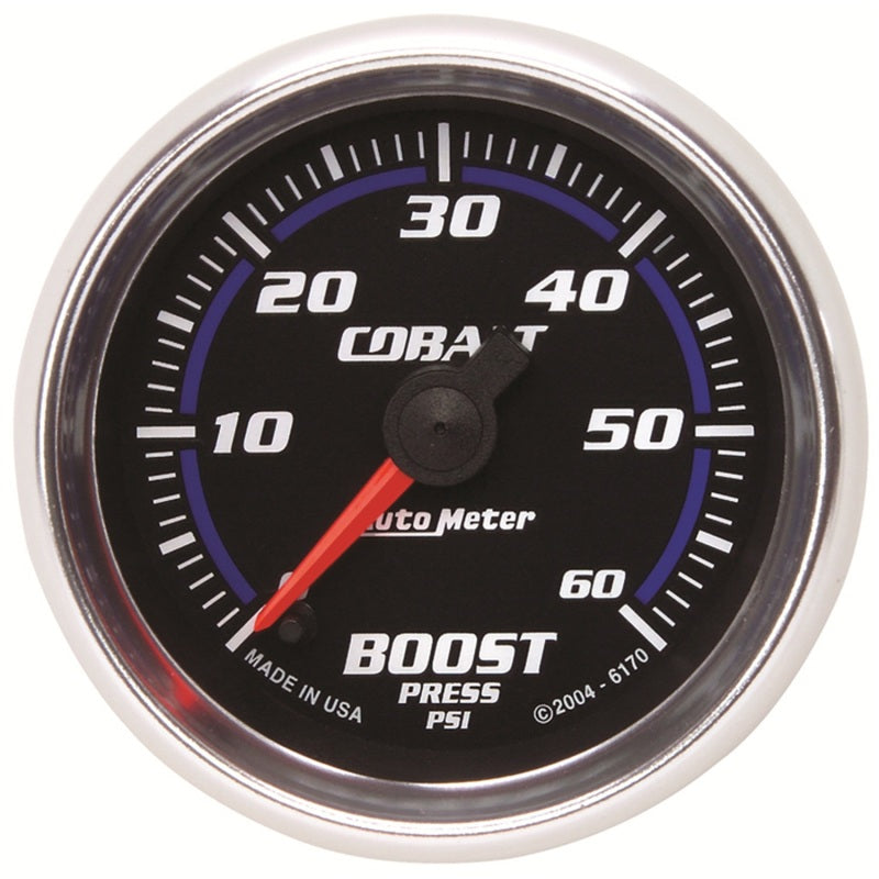 Autometer Cobalt 52mm 0-60 PSi Boost Gauge - GTR Auto