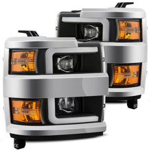 Load image into Gallery viewer, AlphaRex 15-19 Chevy 2500HD PRO-Series Proj Headlights Plank Style Blk w/Activ Light/Seq Signal/DRL - GTR Auto