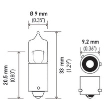 Load image into Gallery viewer, Hella Bulb H6W 12V 6W BAX9s T2.75 - GTR Auto
