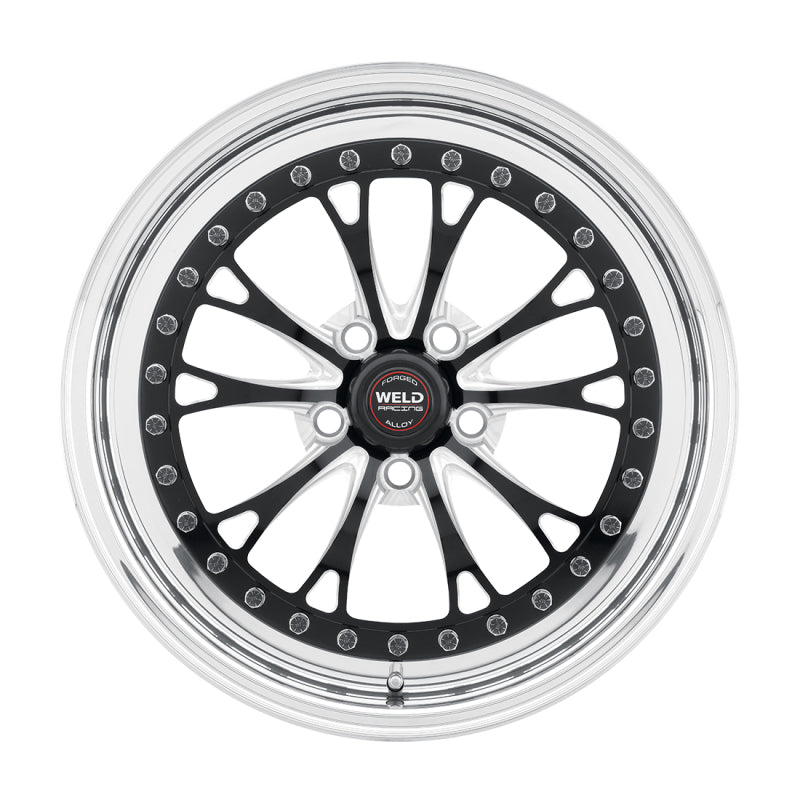 Weld Vitesse 17x10 / 5x4.5mm BP / 8in. BS Low Pad Black Wheel - Polished Non-Beadlock 94LB7100A80A