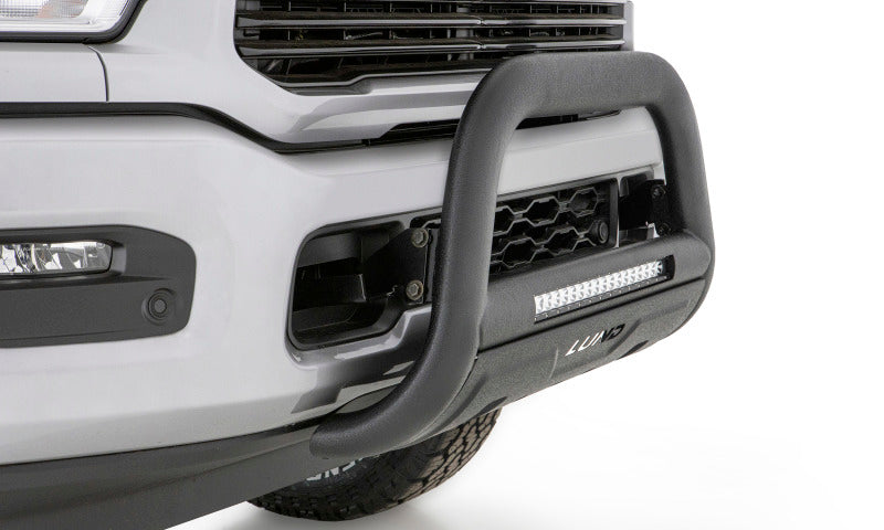 Lund 09-17 Dodge Ram 1500 (Excl. Rebel Models) Bull Bar w/Light & Wiring - Black - GTR Auto