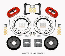 Load image into Gallery viewer, Wilwood Narrow Superlite 6R Front Hat Kit 12.88in Drill Red 2014-2015 Mini Cooper w/Lines - GTR Auto