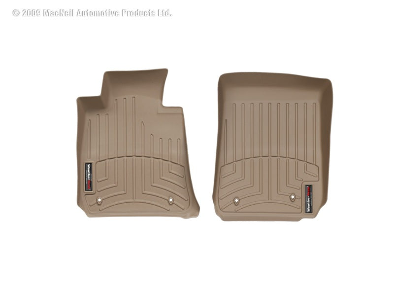 WeatherTech 06-12 BMW 335i Front FloorLiner - Tan - GTR Auto