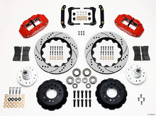 Load image into Gallery viewer, Wilwood Narrow Superlite 6R Front Hub Kit 14.00in Drill Red 70-78 Camaro - GTR Auto